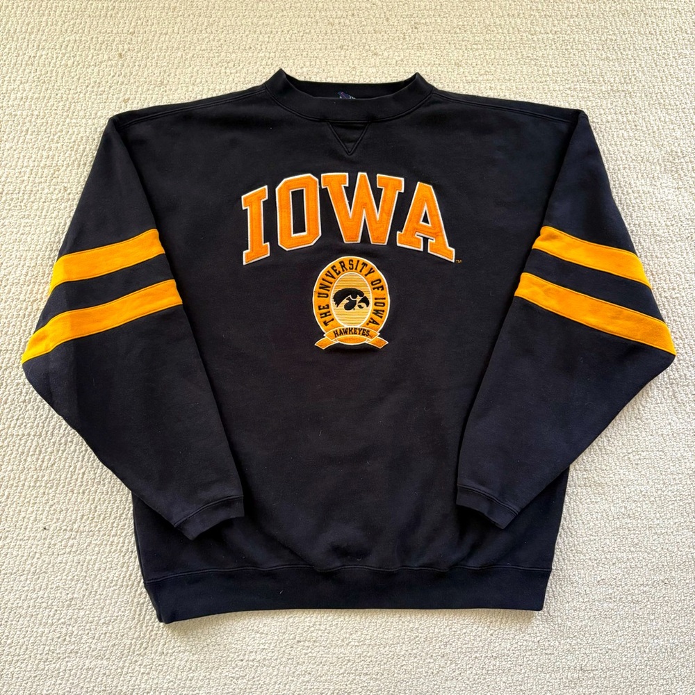 Vintage University Of Iowa Crewneck Sweater